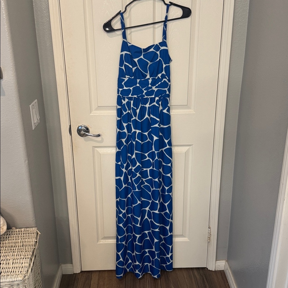Susana Monaco Blue and White Dress